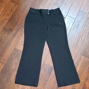 NWT Rafaella Black Bootcut Pants size 10